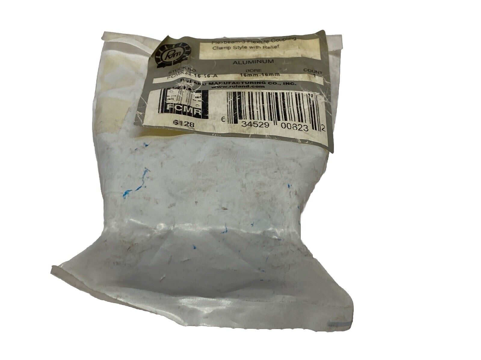 Ruland FCMR38-16-16-A Servo Coupling 16mm x16mm Clamp Style 38.1mm OD 57.2mm L - Maverick Industrial Sales