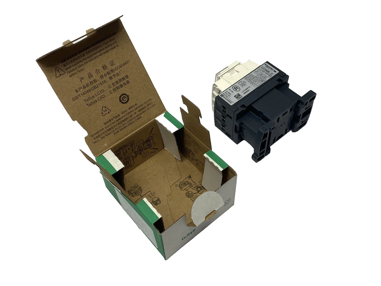 Schneider Electric LC1D09F7C TeSys IEC Magnetic Contactor 3-Phase 24VDC 9A - Maverick Industrial Sales