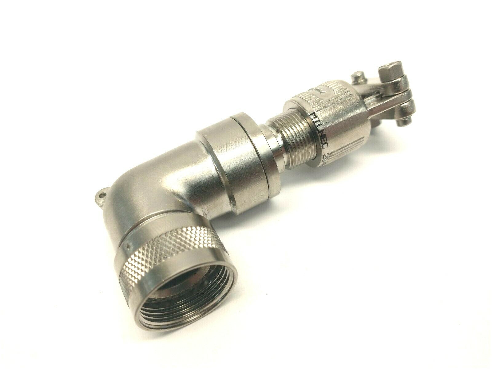 Milnec BME4-074N Aluminum 90 Degree Shell Size 14 Environmental Backshell 2045 - Maverick Industrial Sales