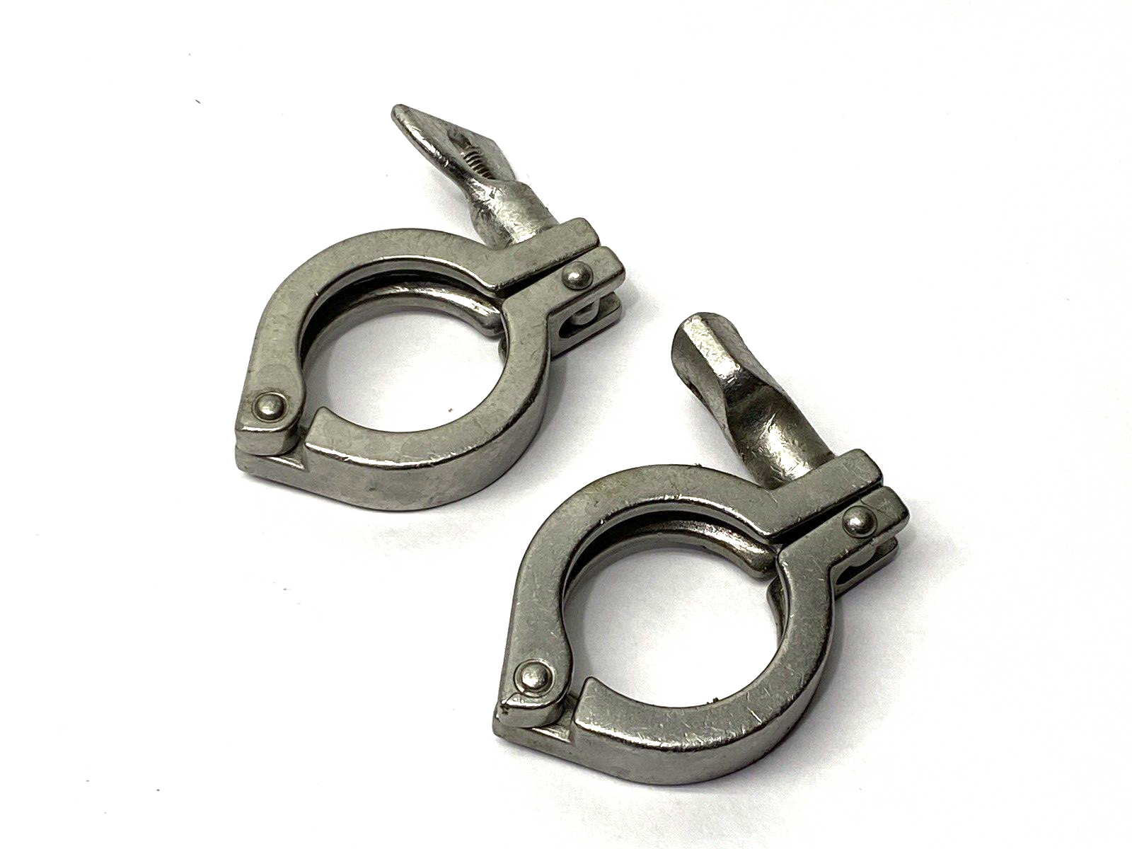 A3 1-3/4" Single Hinge Heavy Duty Steel Pipe Clamp LOT OF 2 - Used - Maverick Industrial Sales