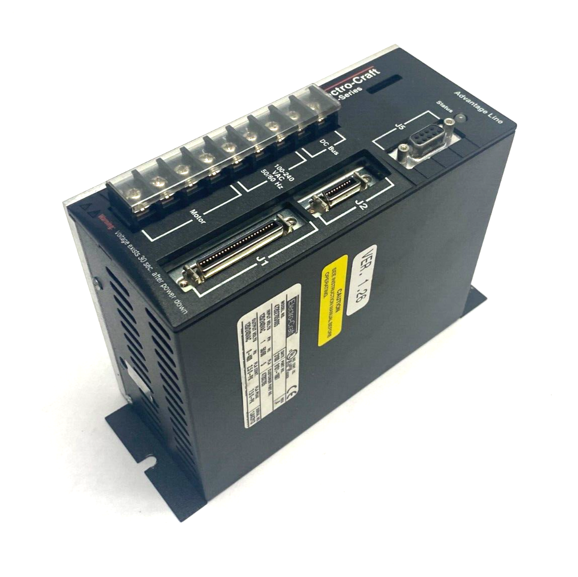 Electro-Craft 47202705/005 BRU Ser Advantage Line Servo Drive 1-Phase 9101-1687 - Maverick Industrial Sales
