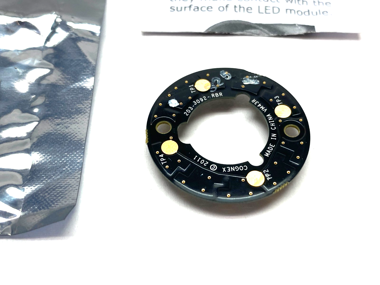 Cognex CKR-IRRL-00 Circular Infrared Illumination Module 820-0183-1R - New – Open box - Maverick Industrial Sales