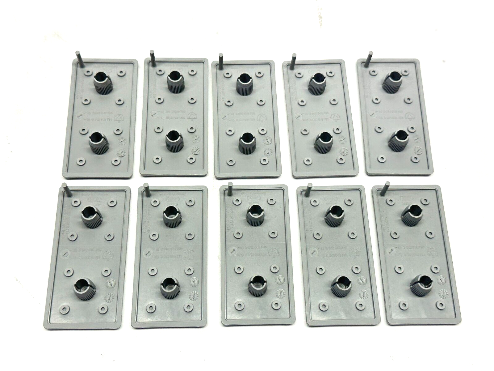 Bosch Rexroth 3842548780 Cap Cover Grey 30X60 LOT OF 10 - Maverick Industrial Sales