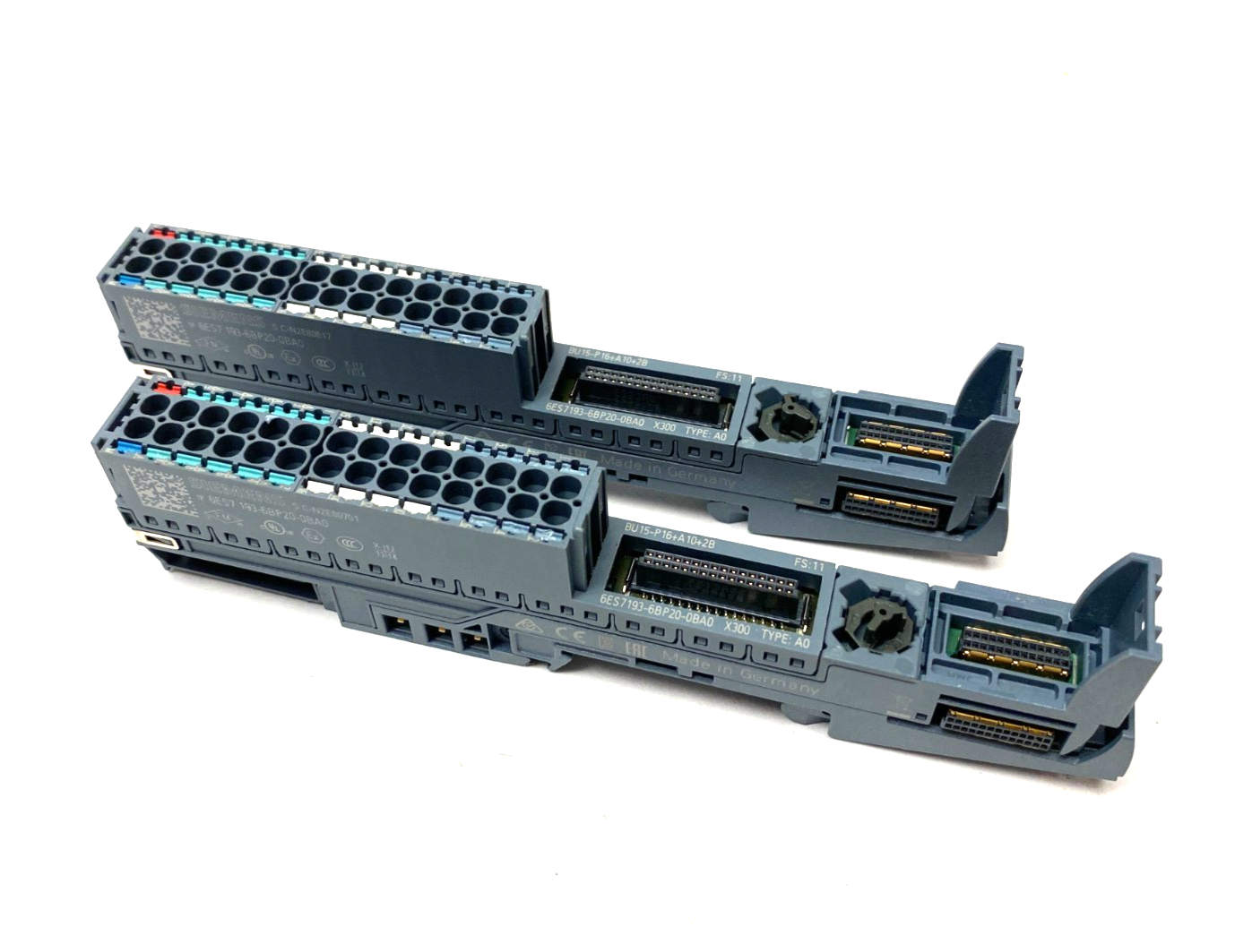 Siemens 6ES7193-6BP20-0BA0 SIMATIC ET 200SP Base Unit BU15-P16+A10+2B, BU LOT 2 - Used - Maverick Industrial Sales