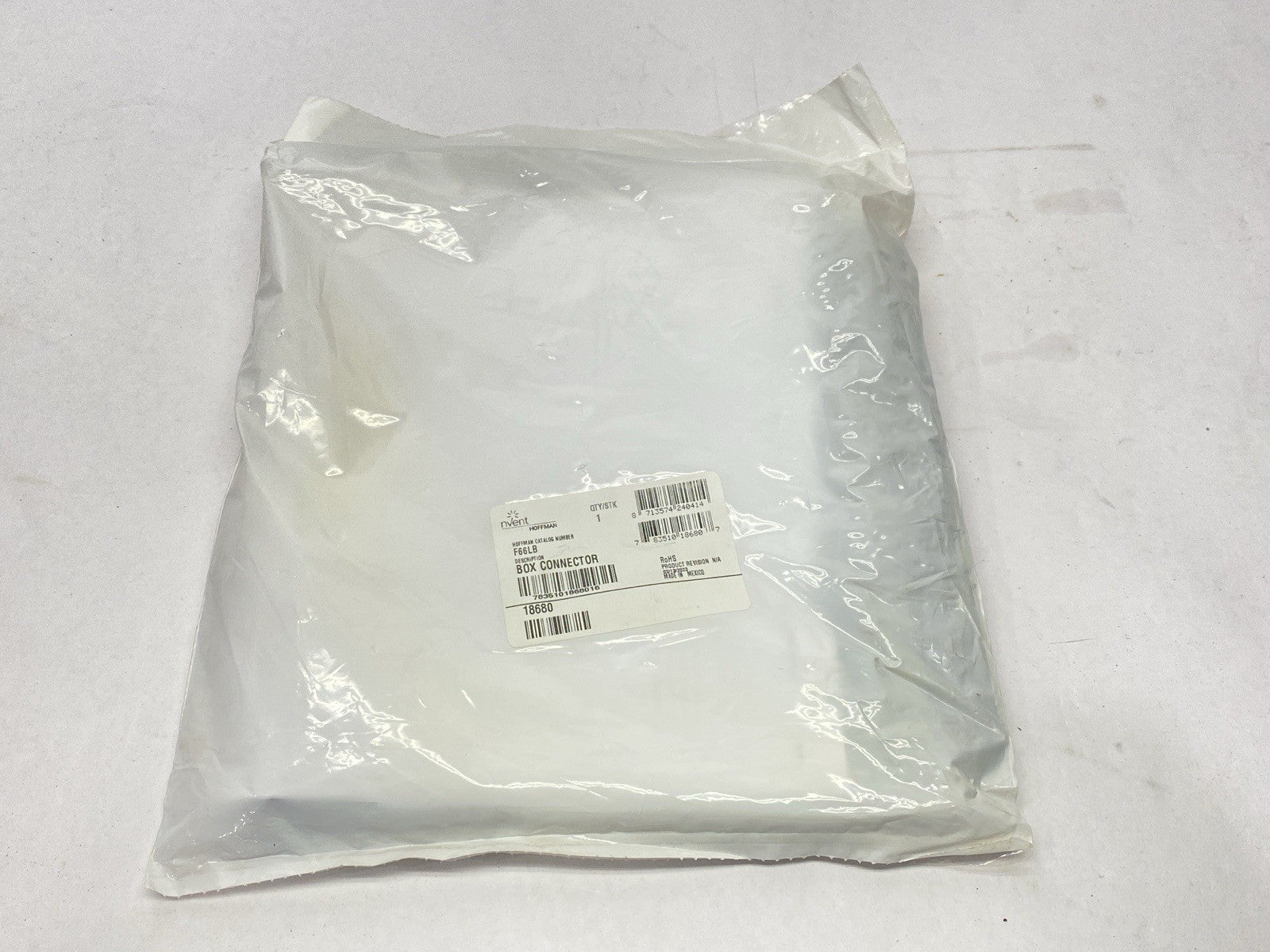 Hoffman F66LB Box Connector Lay-in 6.00 x 6.00" Gray Steel 18680 - Maverick Industrial Sales