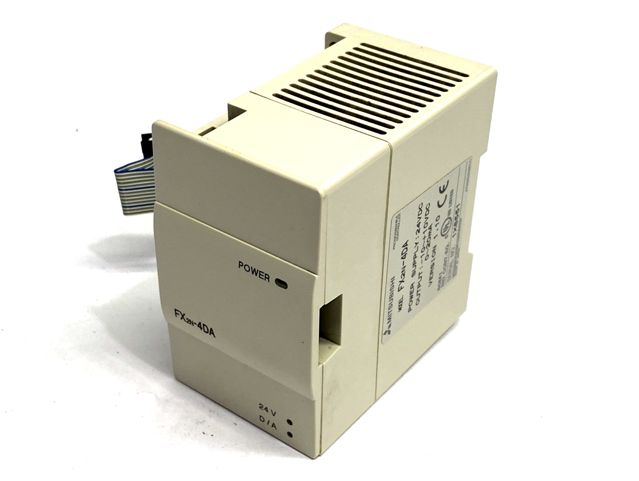 FX2N-4DA | Mitsubishi Power Supply 24VDC 10VDC 0-20mA - Used - Maverick Industrial Sales