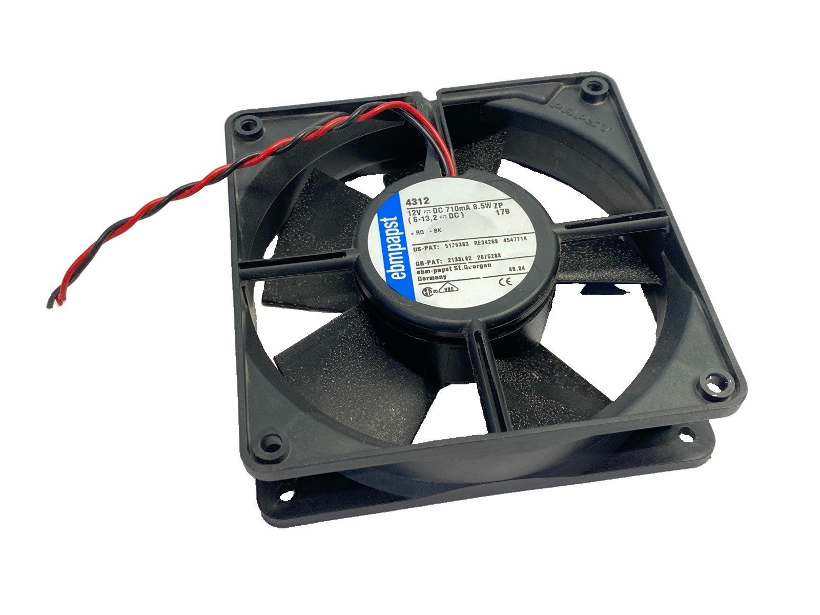 Ebm-papst 4312 Axial Compact Cooling Fan 12VDC 8.5W - Maverick Industrial Sales