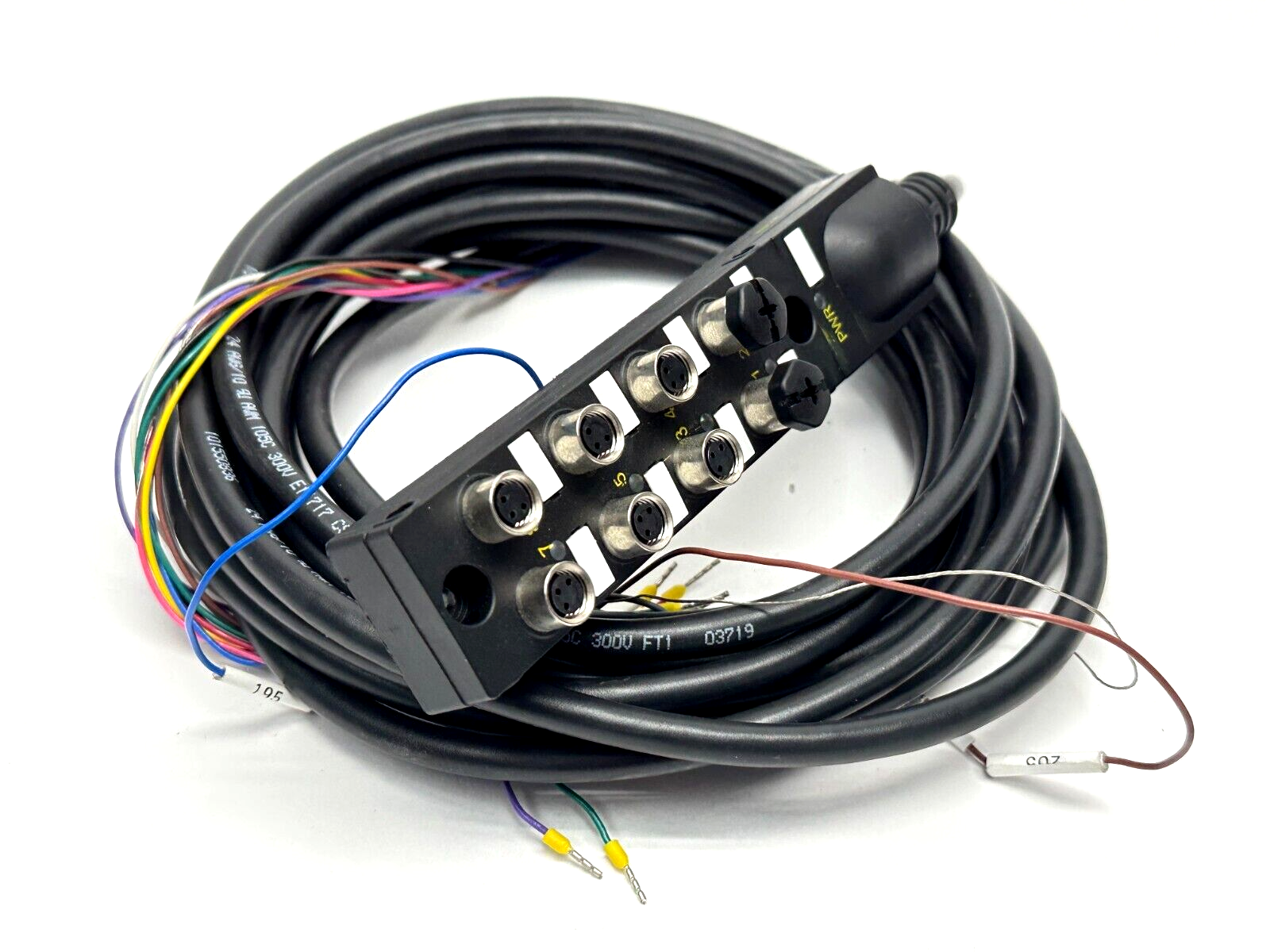 Turck TB-8M8M-3-5 Passive Actuator/Sensor Junction Box 8-Port UX09106 - Used - Maverick Industrial Sales