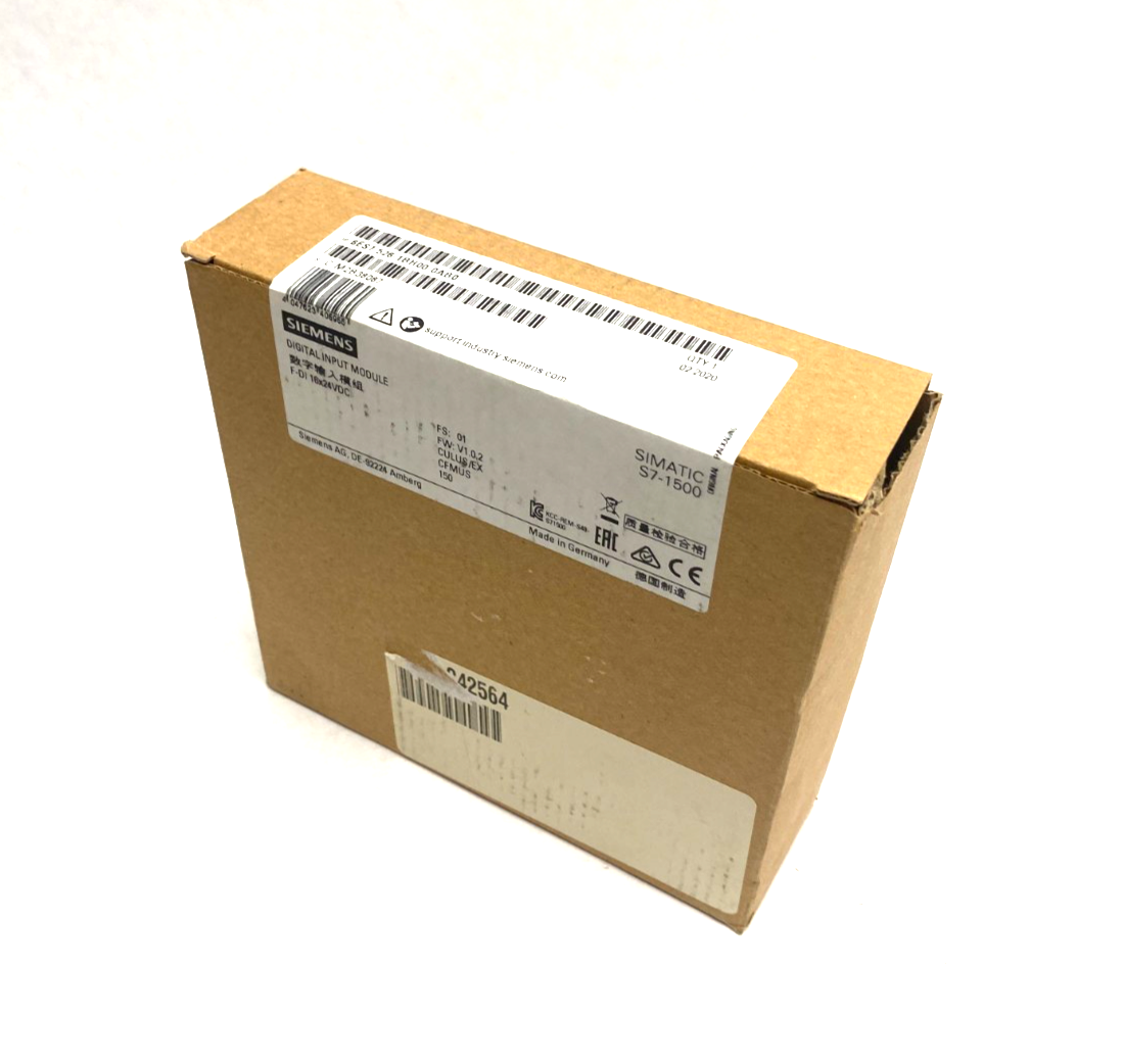 Siemens 6ES7 526-1BH00-0AB0 SIMATIC S7-1500 Digital Input Module F-DI 16x24VDC - Maverick Industrial Sales