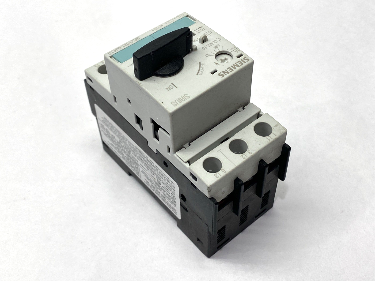 Siemens 3RV1021-0JA10 Motor Circuit Breaker 3-Phase 480V - Maverick Industrial Sales