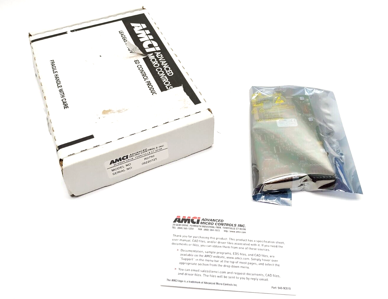 RD750, RD-750 | AMCI RD750 Resolver Option Interface Module For PowerFlex 750 Drives - New - Maverick Industrial Sales