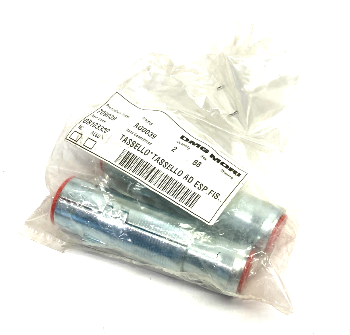 0B103320 | DMG Mori Hardware Kit M20-30 Dia. PKG OF 2 - New - Maverick Industrial Sales