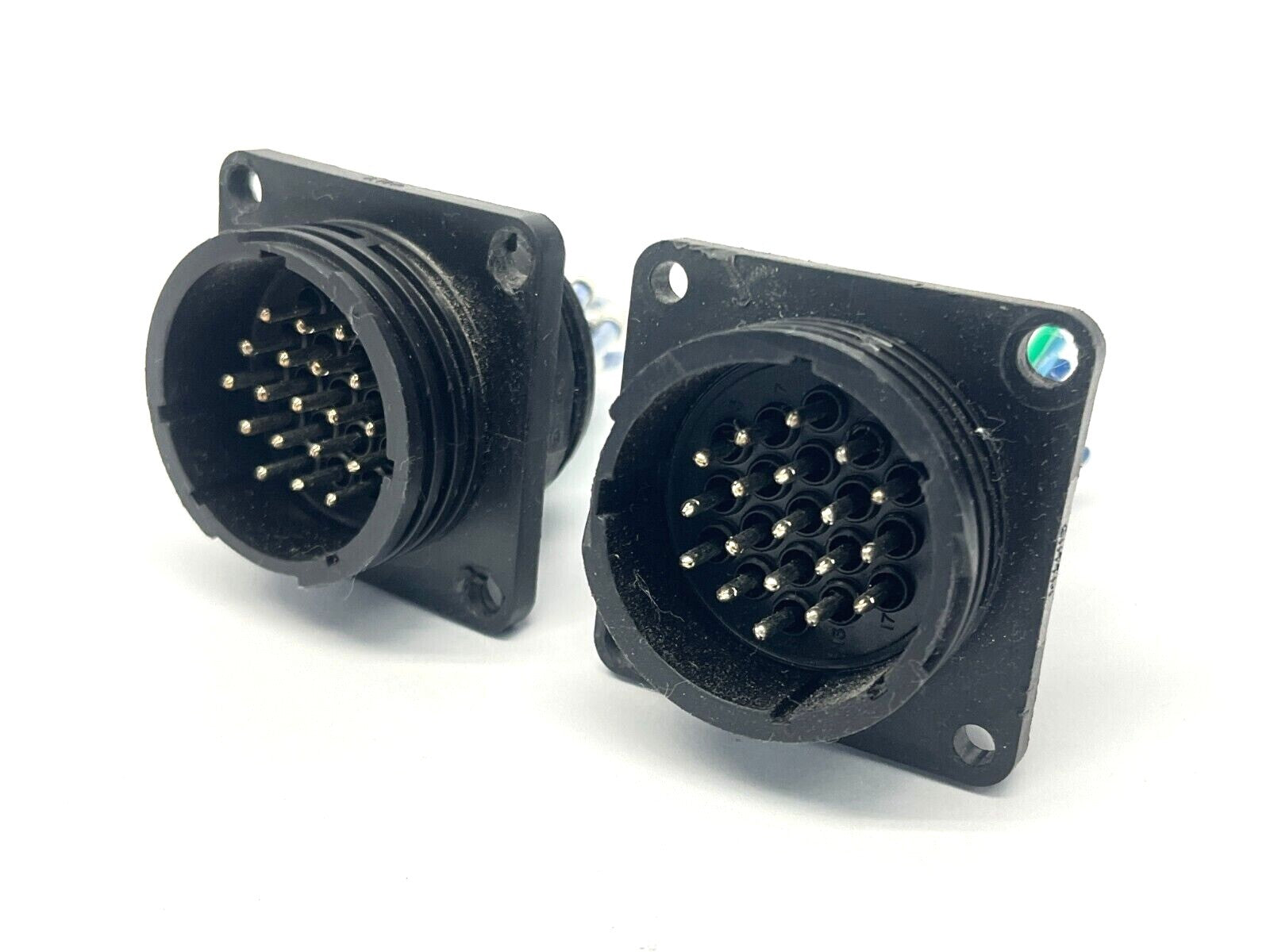 211771-1 | TE Connectivity Circular Power Connector 19 Position 600VDC LOT OF 2 - Used - Maverick Industrial Sales