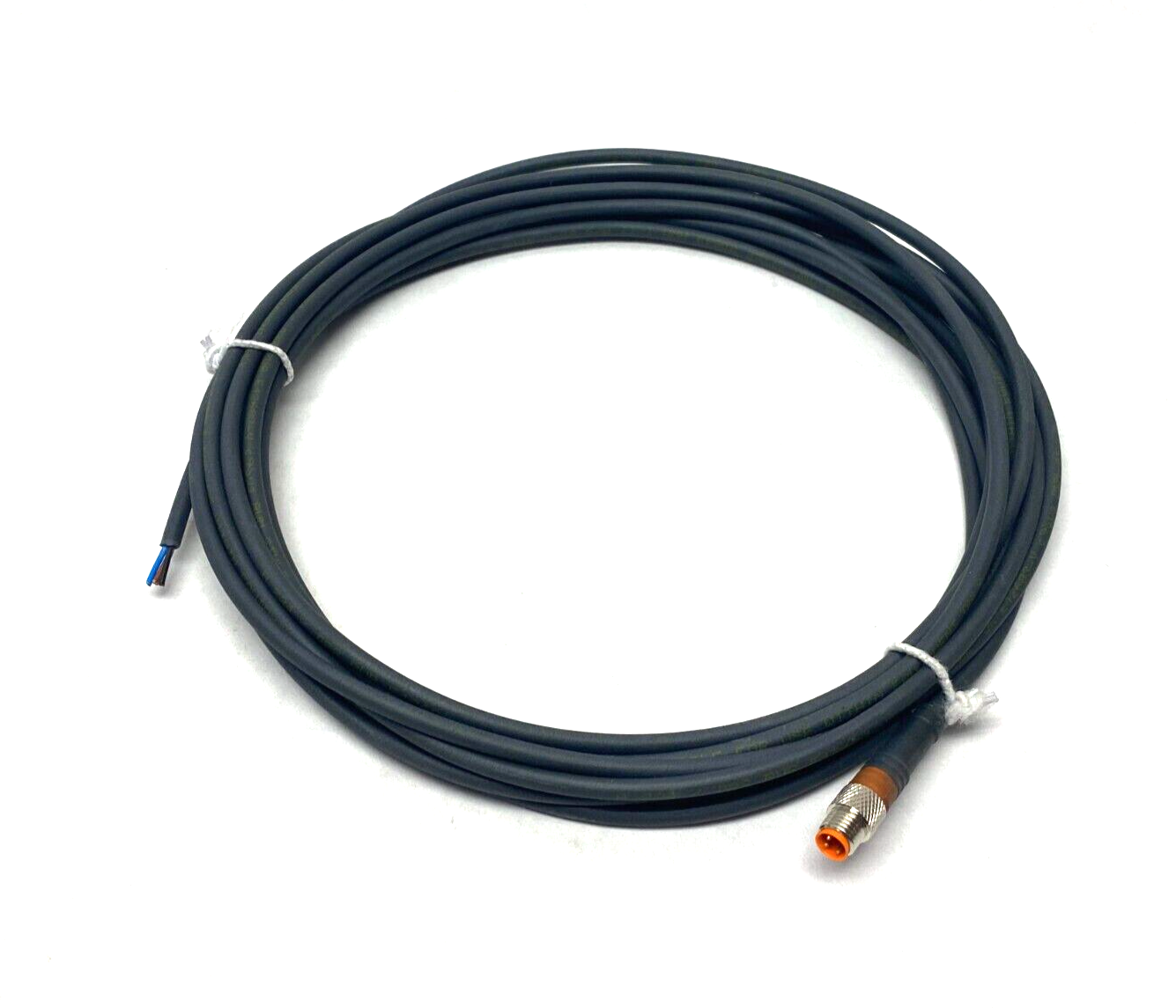 Lumberg Automation RSMV 3-224/5M Single Ended Cordset Male M8 3-Pin 5m - New – Open box - Maverick Industrial Sales