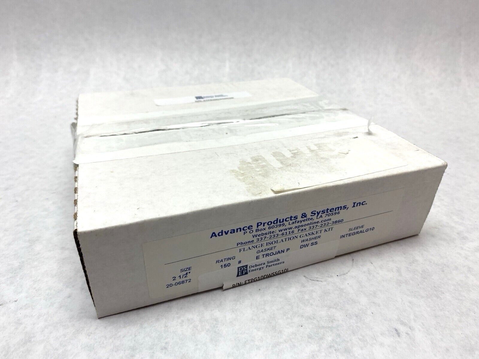 20-06872 | Advance Products & Systems 2.5" Flange Isolation Gasket Kit ETrojanP IntregalG10 - New - Maverick Industrial Sales