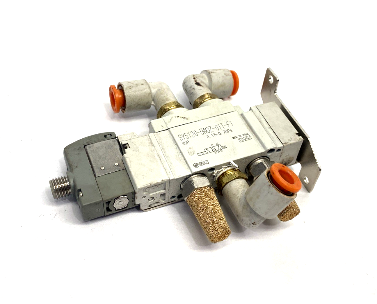 SMC SY5120-5WOZ-01T-F1 Solenoid Valve - Used - Maverick Industrial Sales