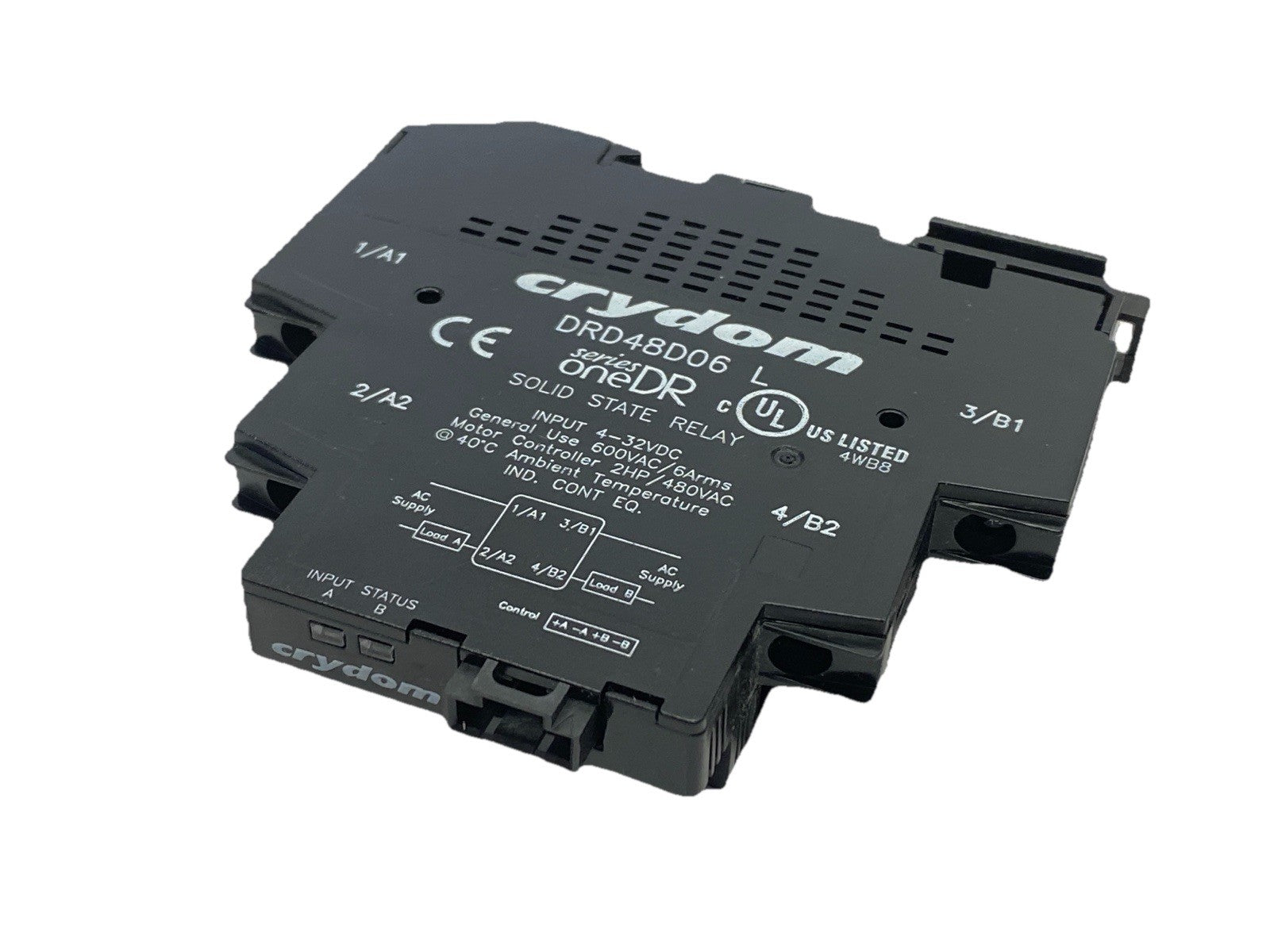 DRD48D06 | Crydom Dual Solid State Relay 2 Phase 4-32VDC - New – Open box - Maverick Industrial Sales