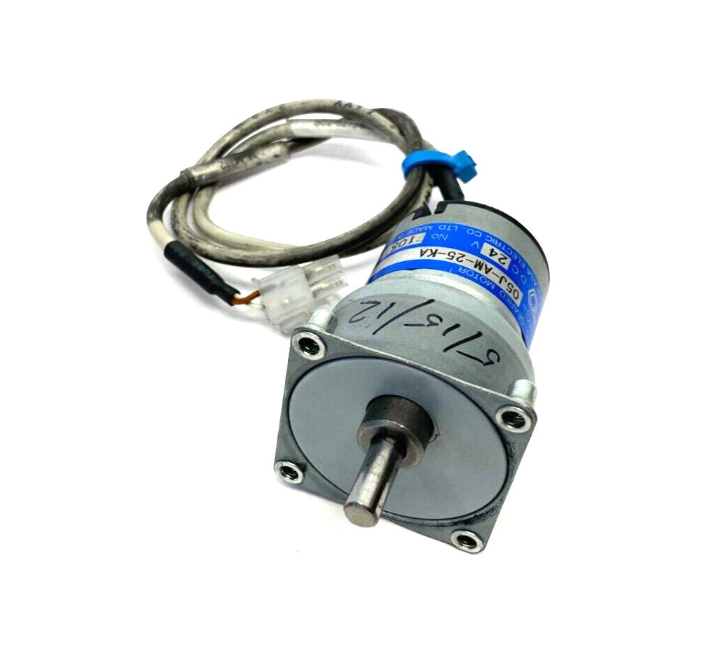 Tsukasa Electric 05J-AM-25-KA DC Geared Motor 24VDC - Used - Maverick Industrial Sales