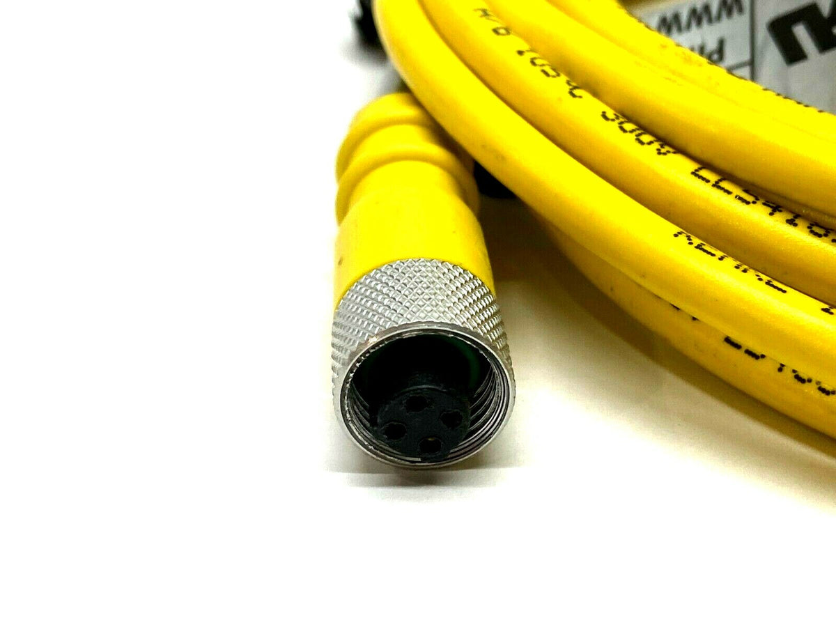 204A0120G | Remke Dual Key Micro-Link Plug Assembly, PVC Braided 4 Pole 12' - Used - Maverick Industrial Sales