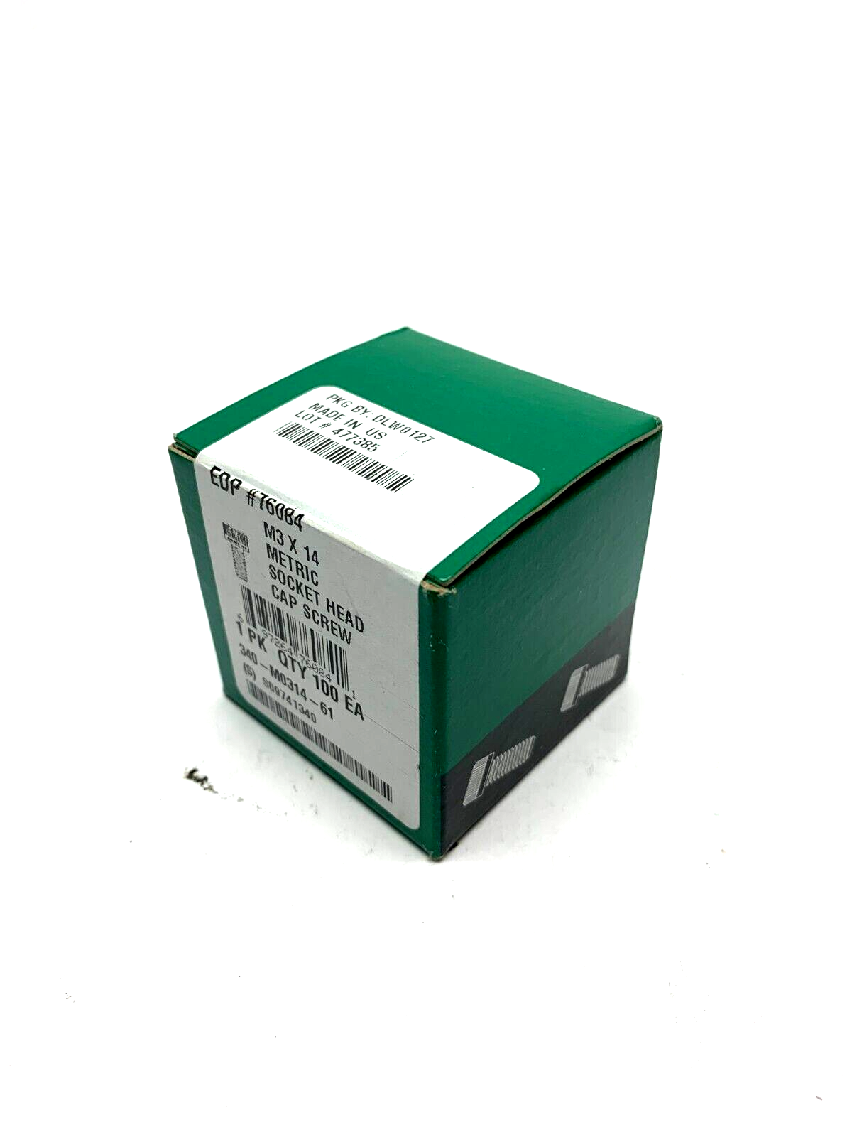 Decorah 340-M0314-61 Metric Socket Head Cap Screw M3 x 14mm BOX OF 100 - New - Maverick Industrial Sales