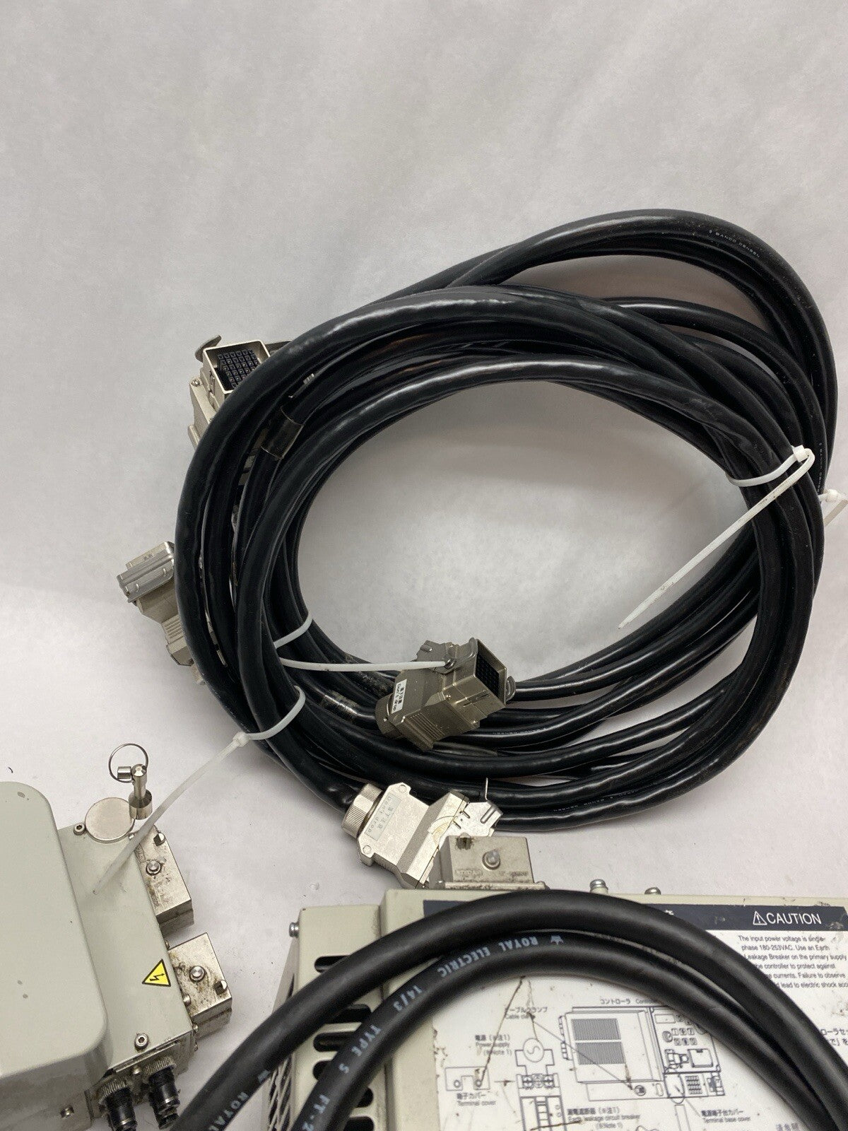 Mitsubishi RV-2SDB-S15 Industrial Robot, Melfa CR1DA-771-S15 Control and R32TB - For parts or not working - Maverick Industrial Sales