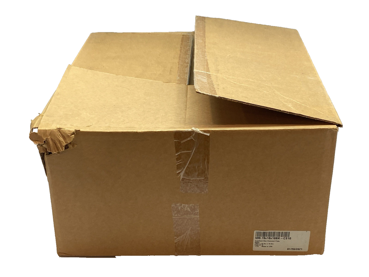 Wearwell 599.78x18x18BK-CS10 ErgoDeck Max Diamond Plate 7/8x18x18 LOT OF 6 - Maverick Industrial Sales