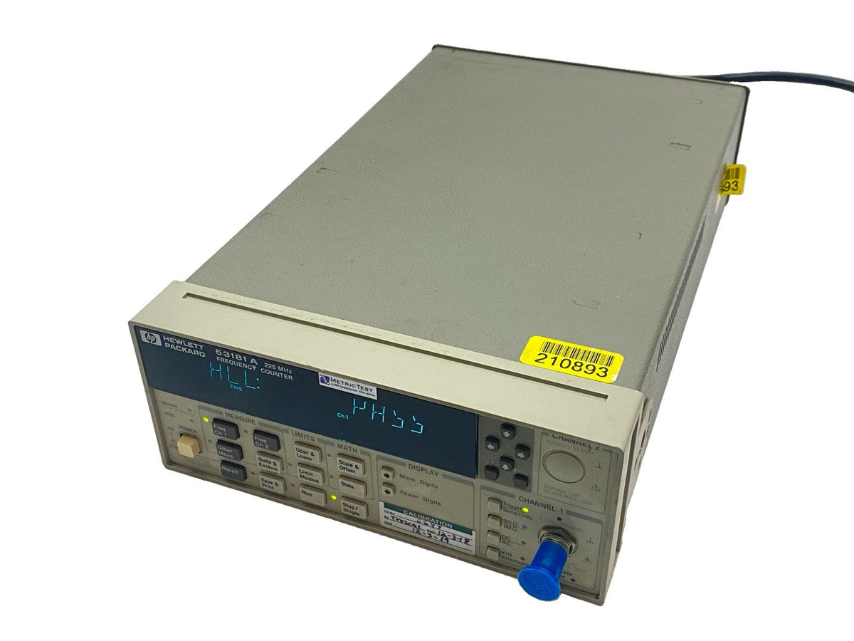 53181A | HP 225MHz Frequency Counter - Used - Maverick Industrial Sales