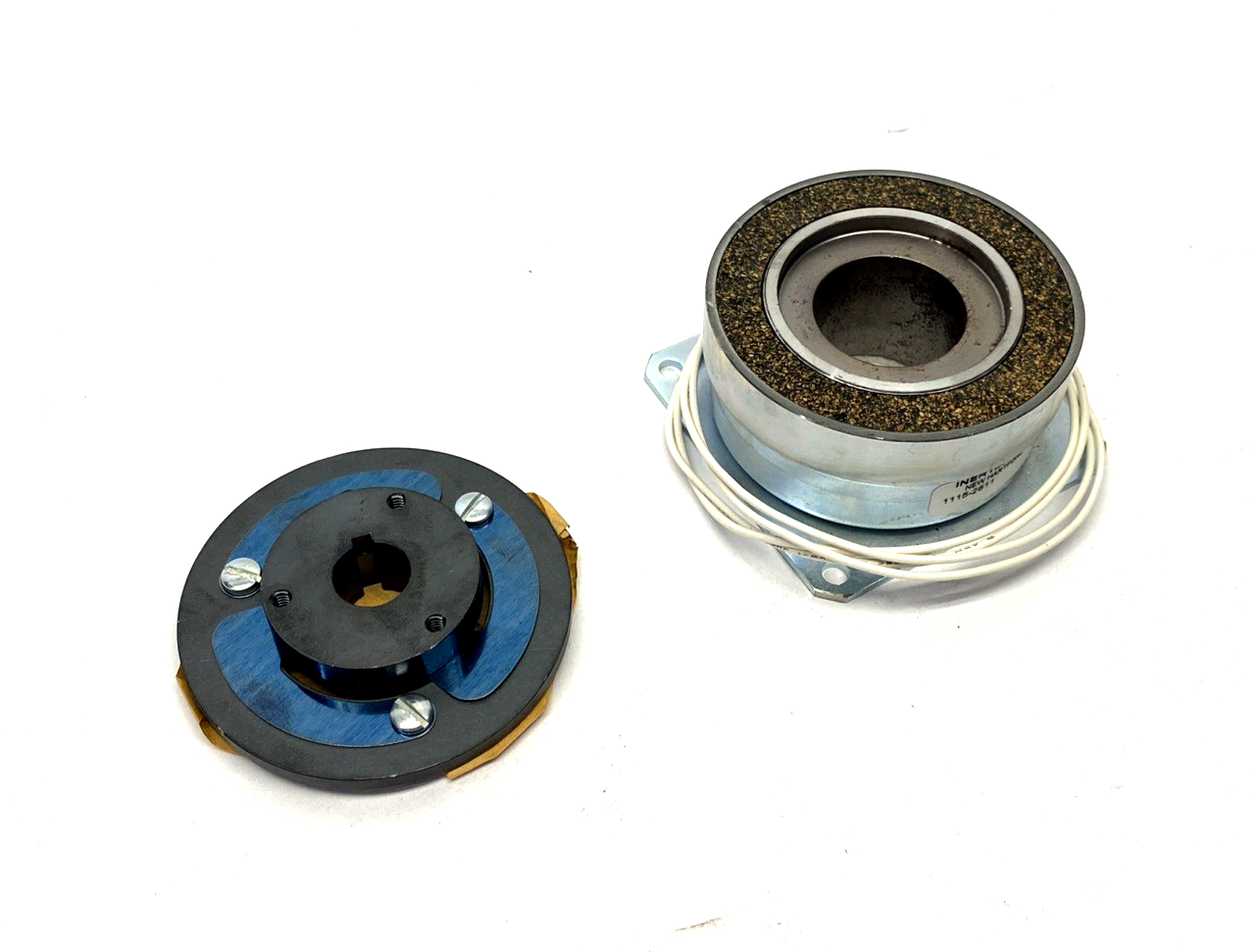 1115-2611 | Inertia Dynamics Electromagnetic Brake 24VDC, Flange Mount, 1/2" Bore- New – Open box - Maverick Industrial Sales