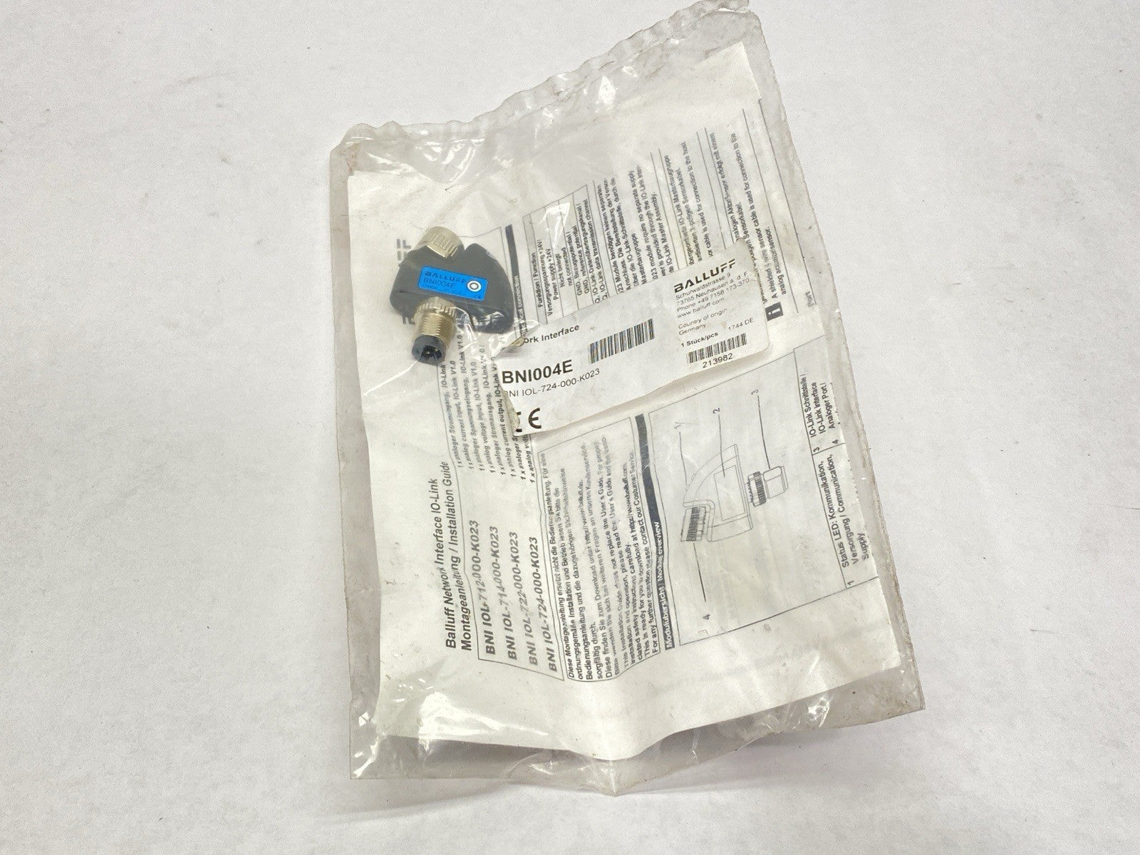 BNI004E | Balluff Signal Converter Communication Adapter BNI IOL-724-000-K023 - New - Maverick Industrial Sales