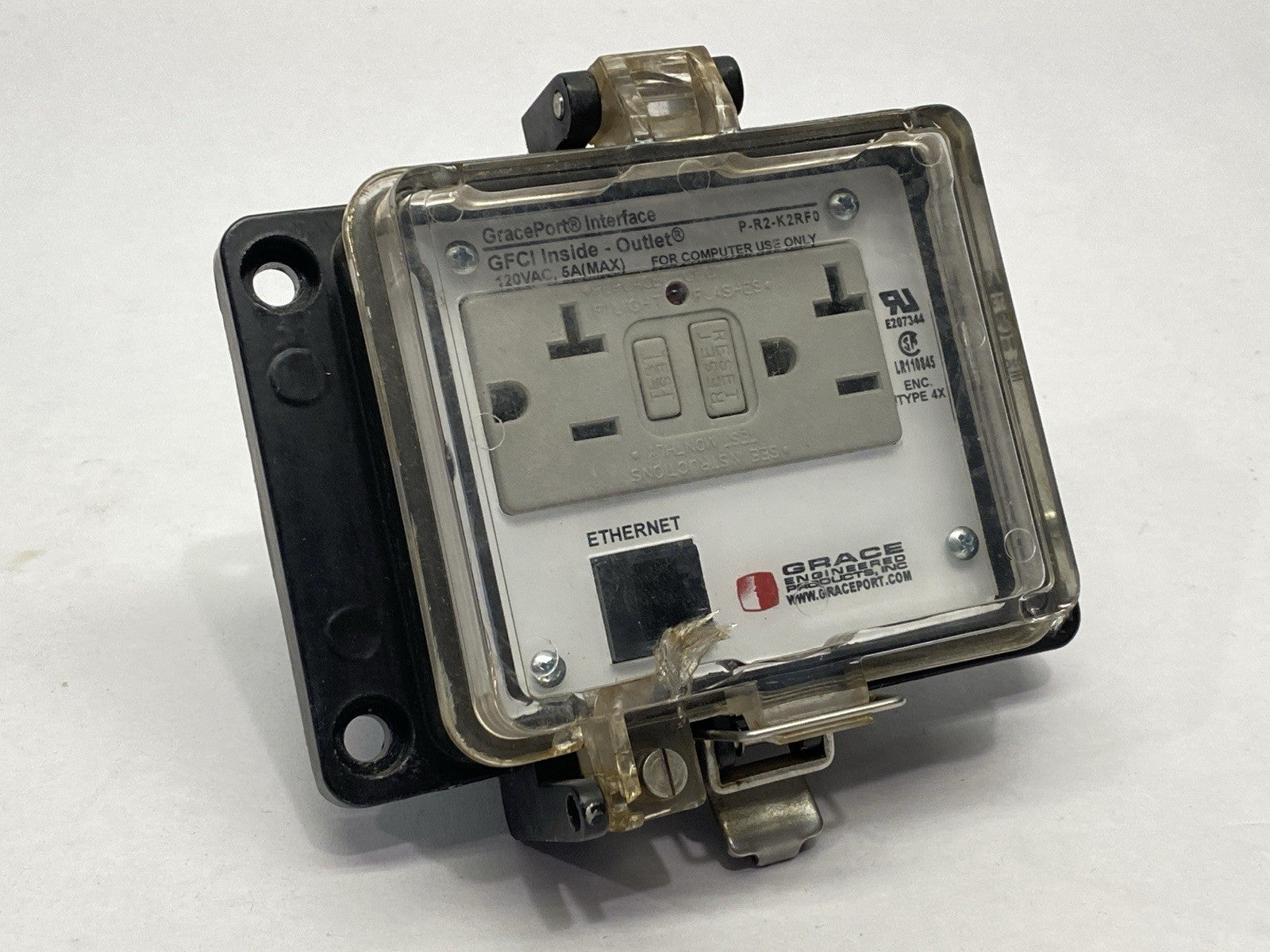 P-R2-K2RF0 | Grace Engineering GFCI Outlet Computer Port RJ45 - Used - Maverick Industrial Sales