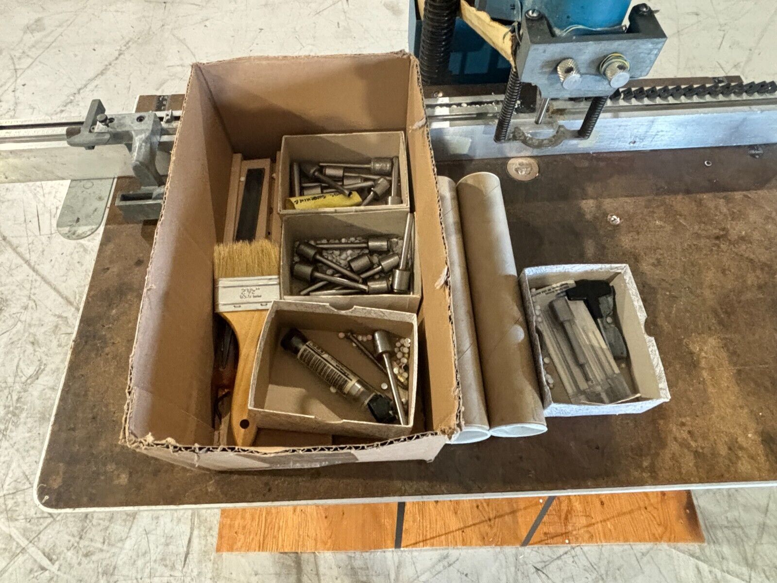 JF | The Challenge Machinery Co. Model Paper Drill Press, Commercial Hole Punch - Used - Maverick Industrial Sales