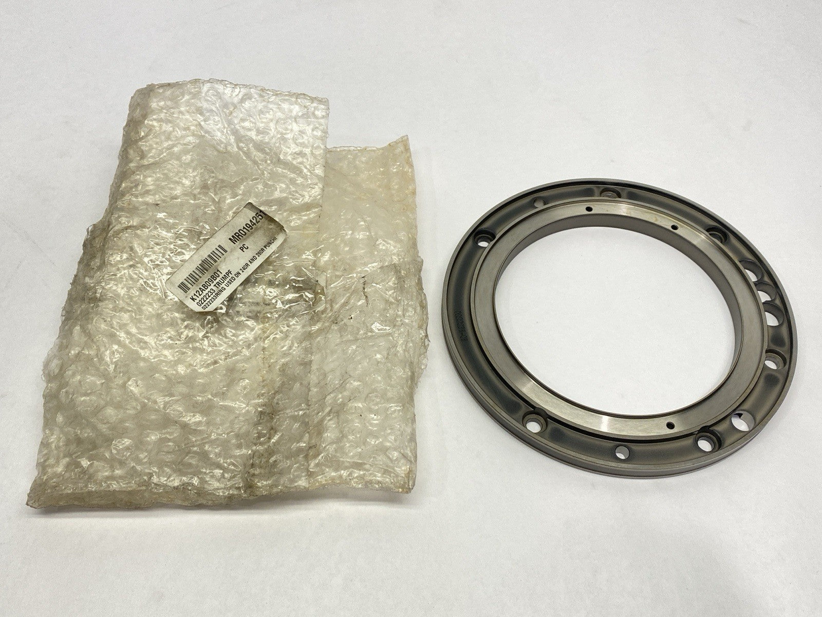 Trumpf 0222233 Ring Used On 240R and 260R Punch - New – Open box - Maverick Industrial Sales