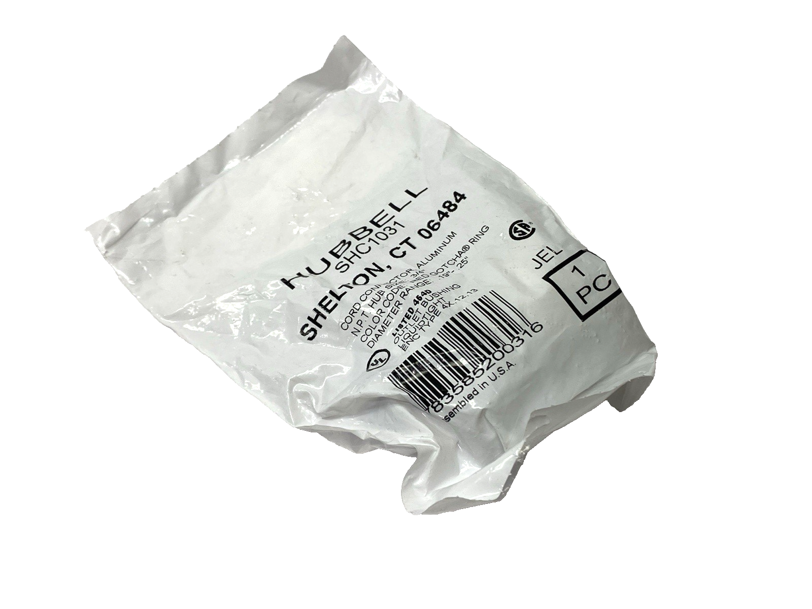 Hubbell SHC1031 Aluminum Liquid Tight Cord Connector 3/4" - Maverick Industrial Sales