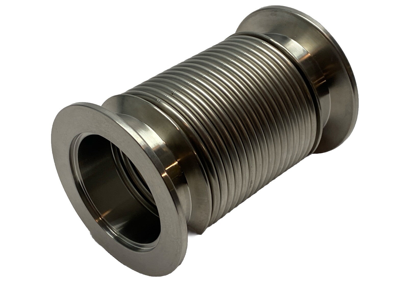 Flexible Bellows Stainless Steel 110mm Length 75mm OD 47mm ID - Used - Maverick Industrial Sales