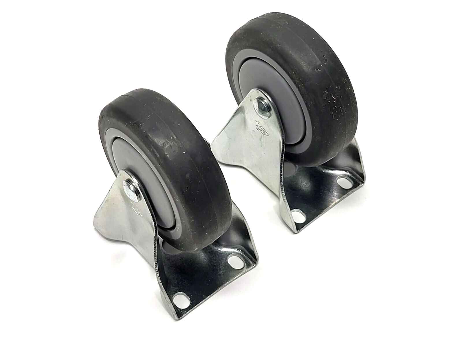 Superior Casters 4" x 1-1/4" Caster Wheels LOT OF 2 - Used - Maverick Industrial Sales