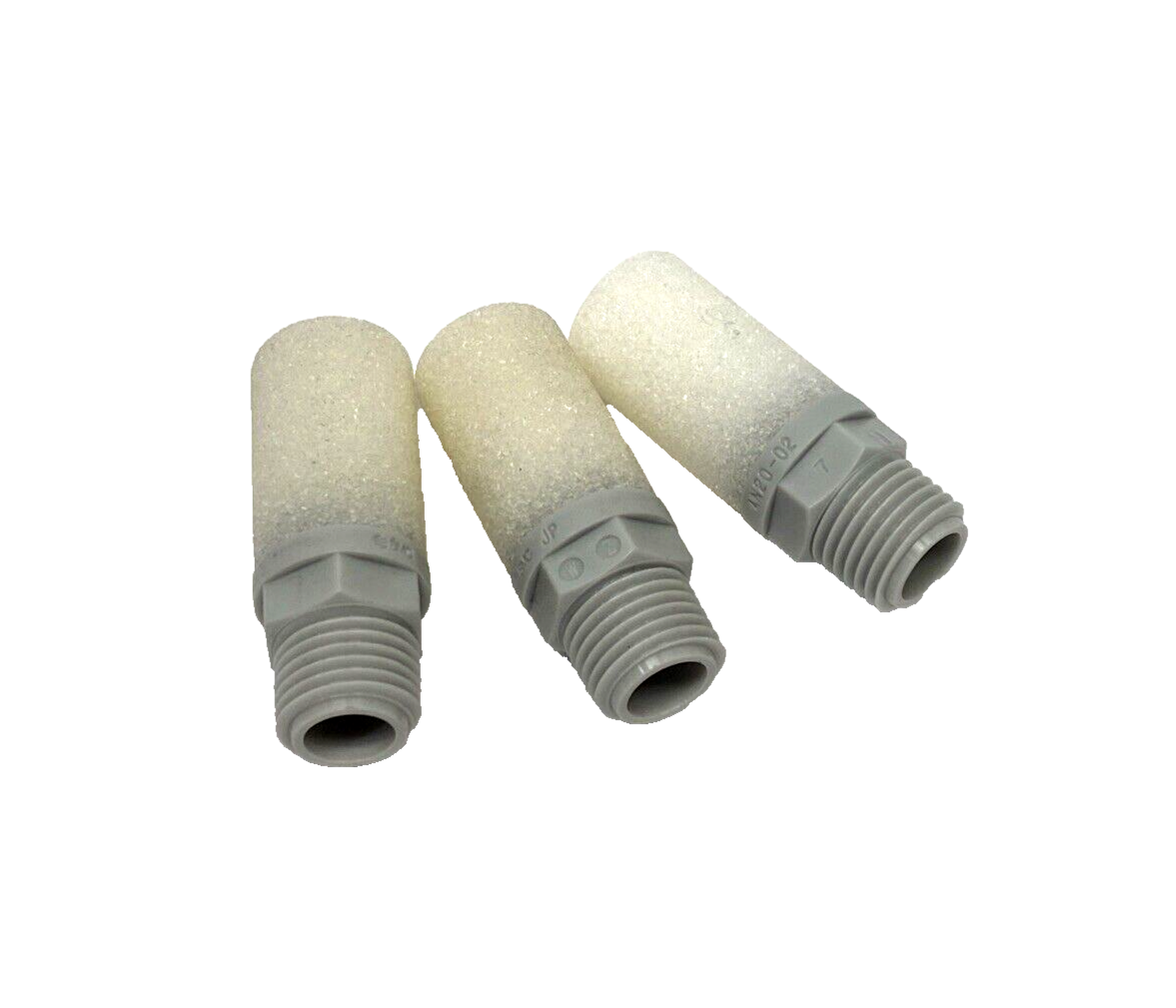 SMC AN20-02 Pneumatic Silencer 1/4" NPT LOT OF 3 - Maverick Industrial Sales