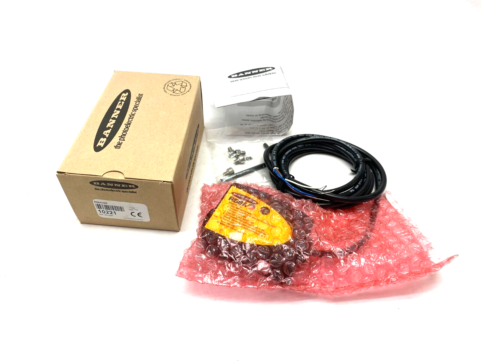 Banner R58ACG2 Registration Mark Sensor Green Perpendicular Beam 10221 - Maverick Industrial Sales