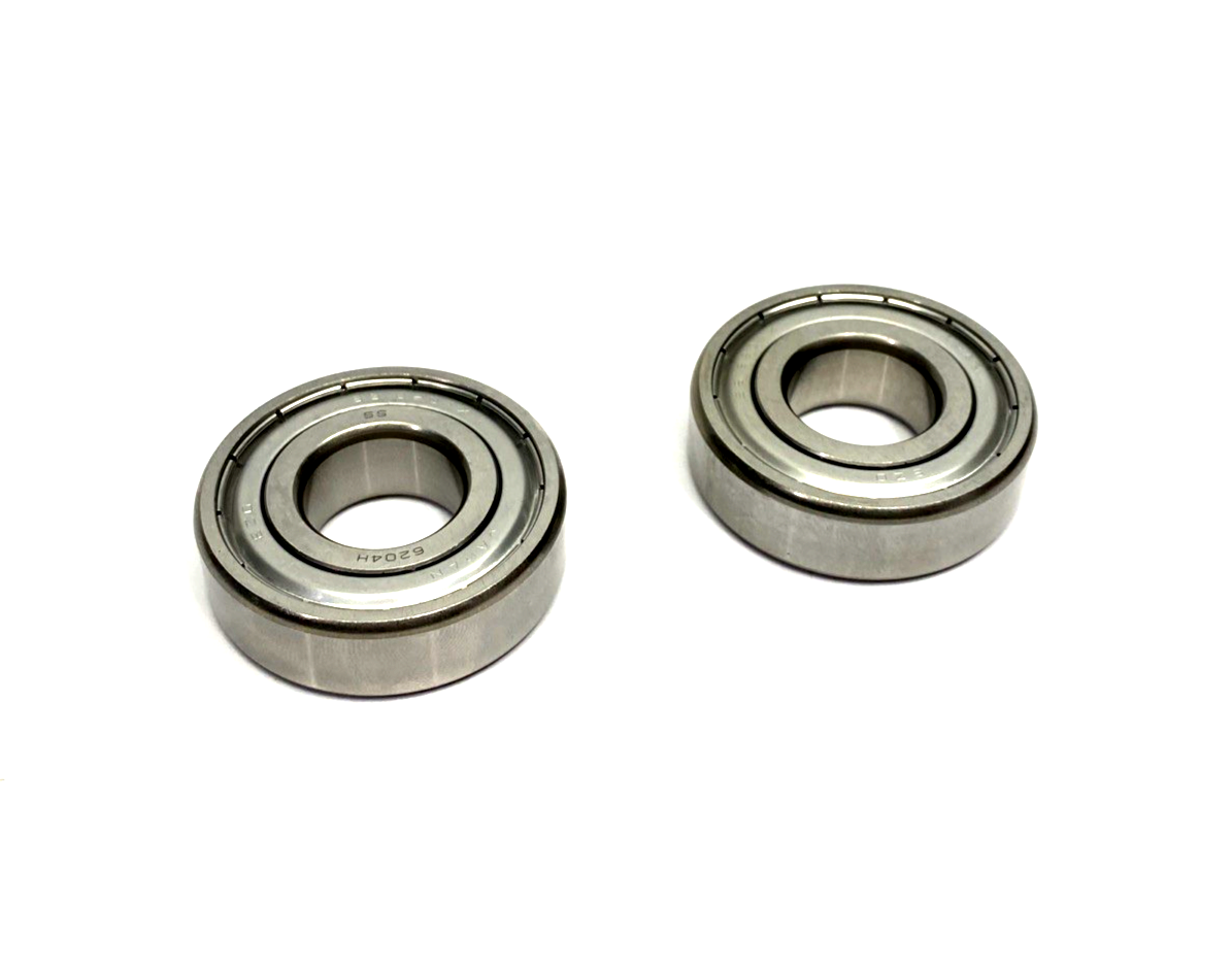 6204Z | EZO SS Stainless Steel Bearing 47mm O.D. 20mm I.D. 14mm Wide LOT OF 2 - New – Open box - Maverick Industrial Sales