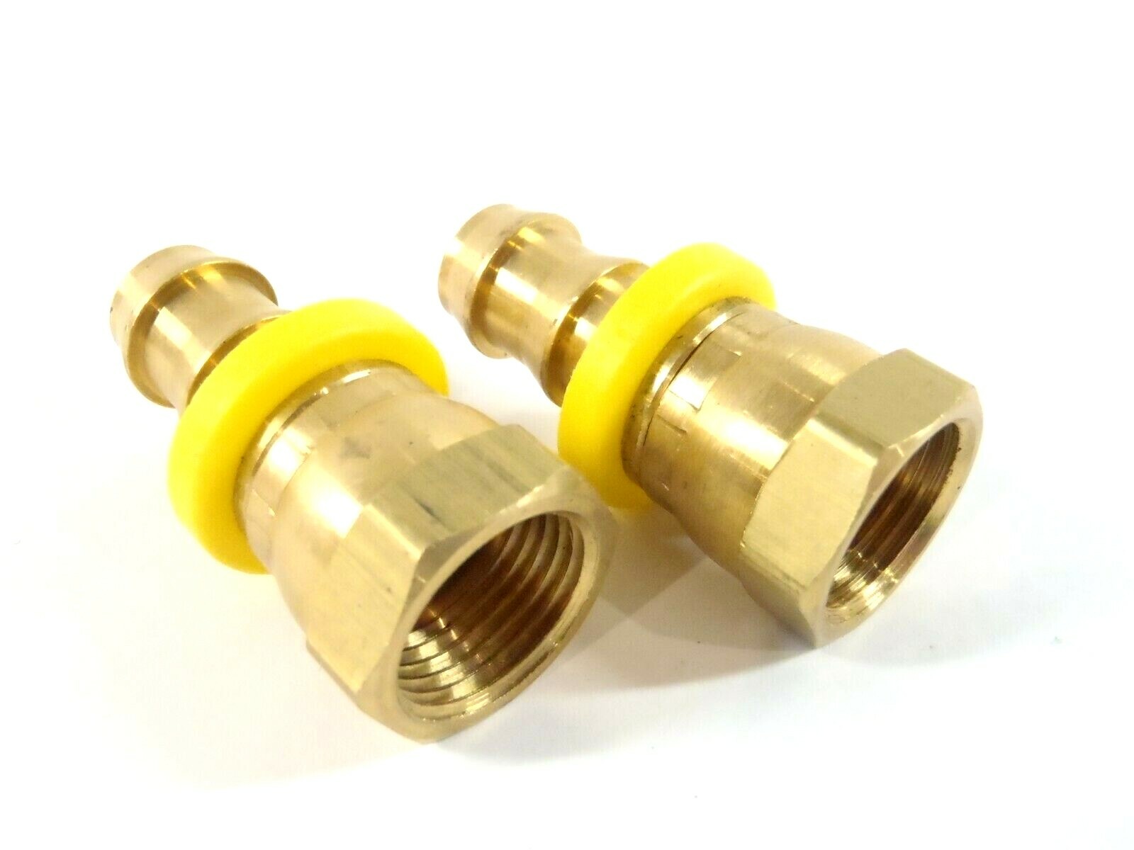 2870812C | Dixon Brass 3/4" Swivel 1/2" Barbed Hose Fitting LOT OF 2 - New – Open box - Maverick Industrial Sales