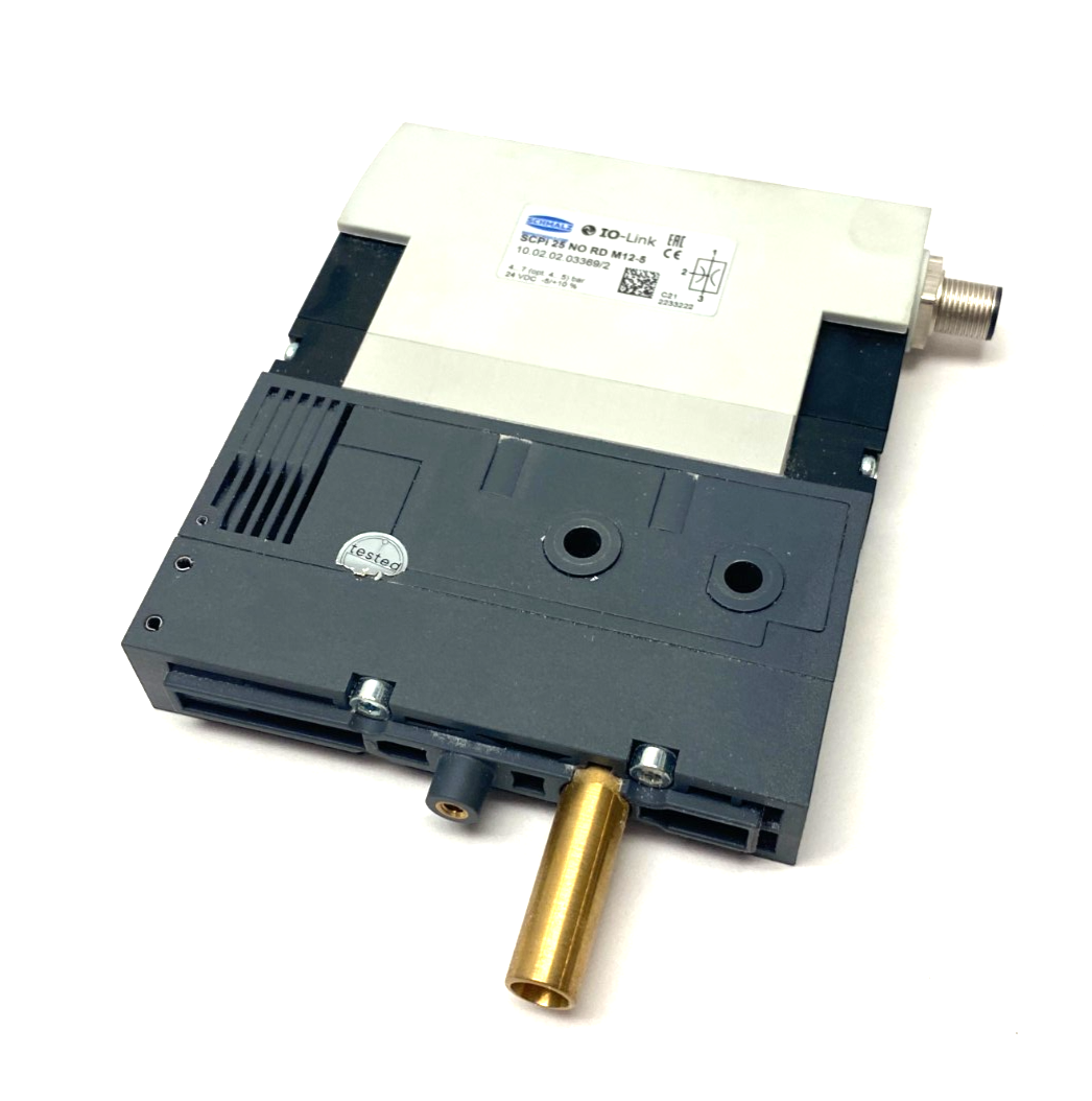 Schmalz SCPi 25 NO RD M12-5 Vacuum Ejector 10.02.02.03369/2 MISSING REAR HOUSE - Maverick Industrial Sales