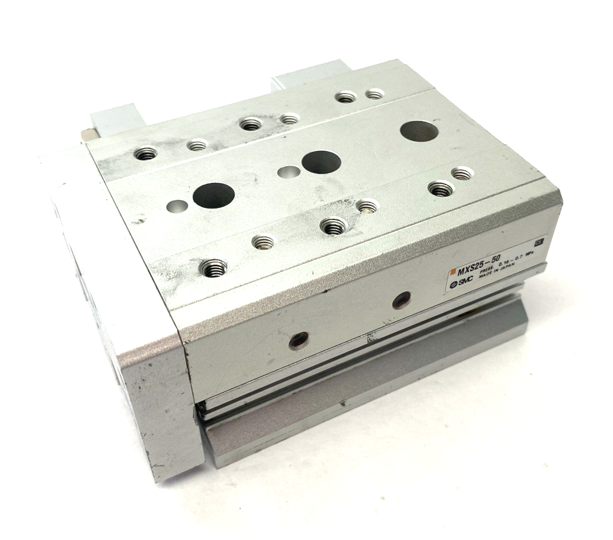 SMC MXS25-50 Double Acting Guided Cylinder Slide Table 25mm Bore 50mm Stroke - Maverick Industrial Sales