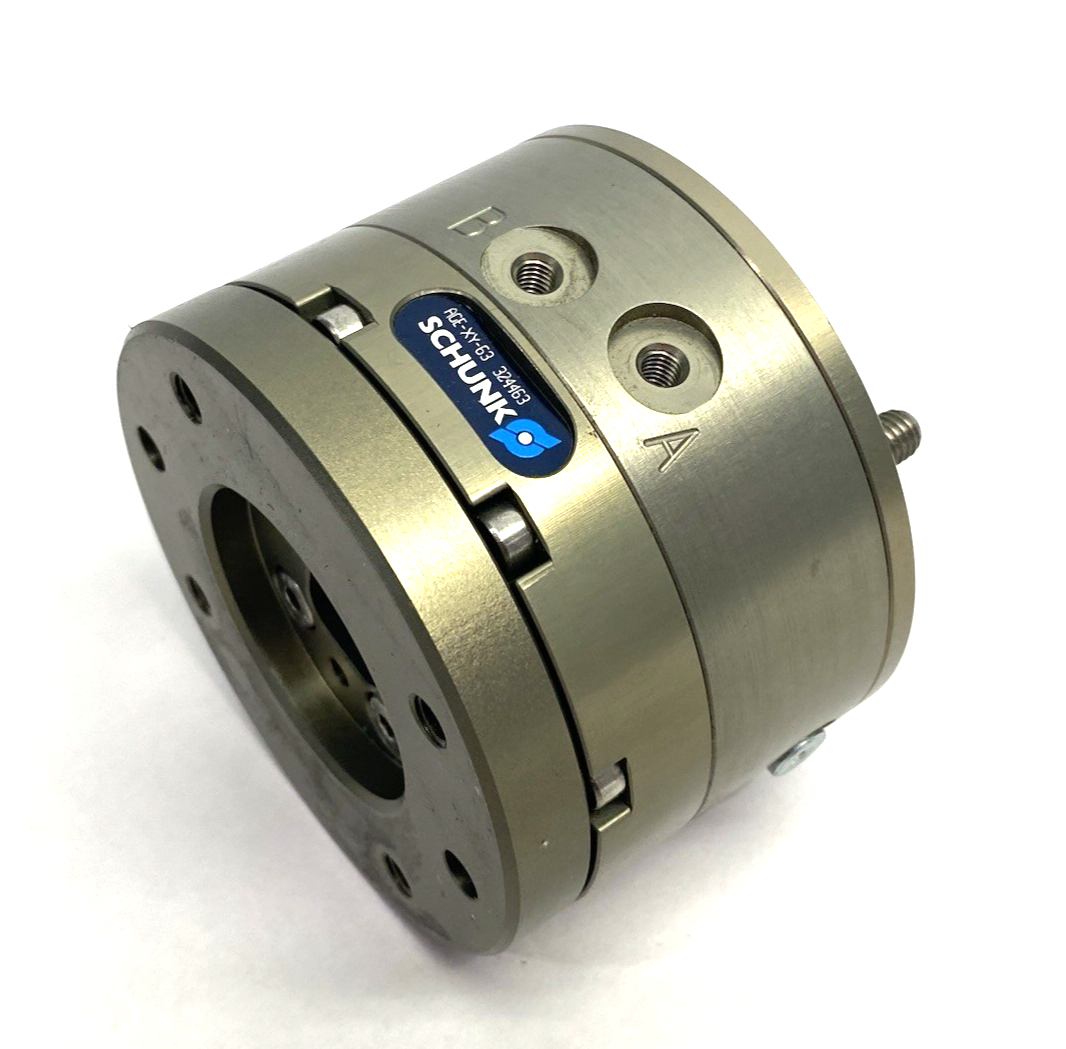 Schunk AGE-XY-63 Two-Axis Compensation Unit ± 3 mm w/ Locking, 324463 - Maverick Industrial Sales