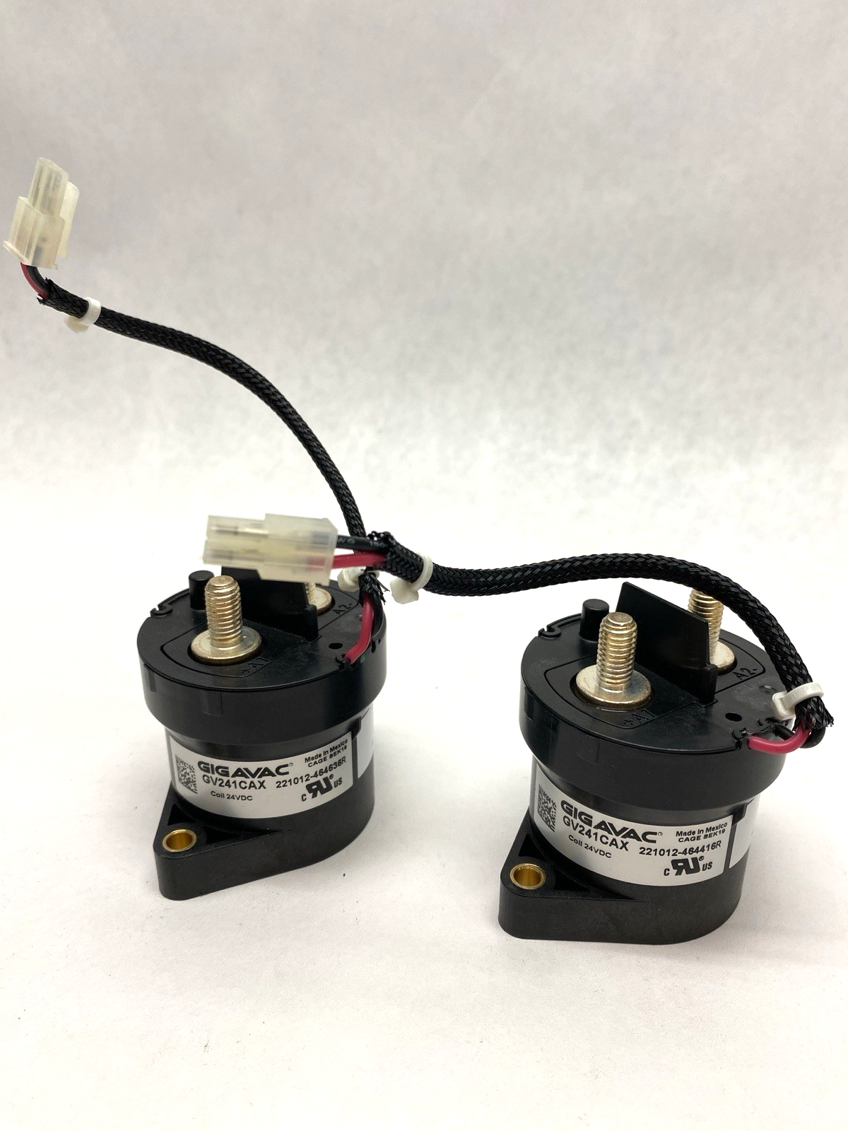 Gigavac GV241CAX Contactor 24VDC Coil LOT OF 2 - Maverick Industrial Sales