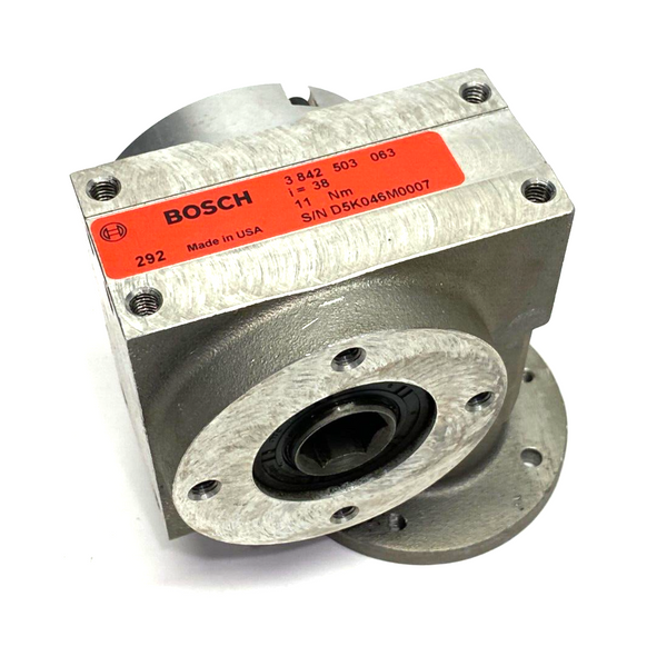 Bosch Rexroth 3842503063 Slip-On Gear Unit Speed Reducer i=38:1 11 Nm - Maverick Industrial Sales