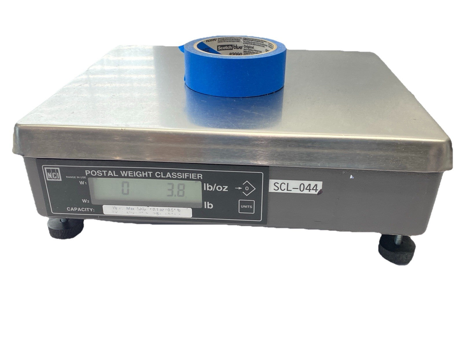 7620-50 | Weigh-Tronix NCI Digital Scale With Power Supply 100lbs Max- Used - Maverick Industrial Sales