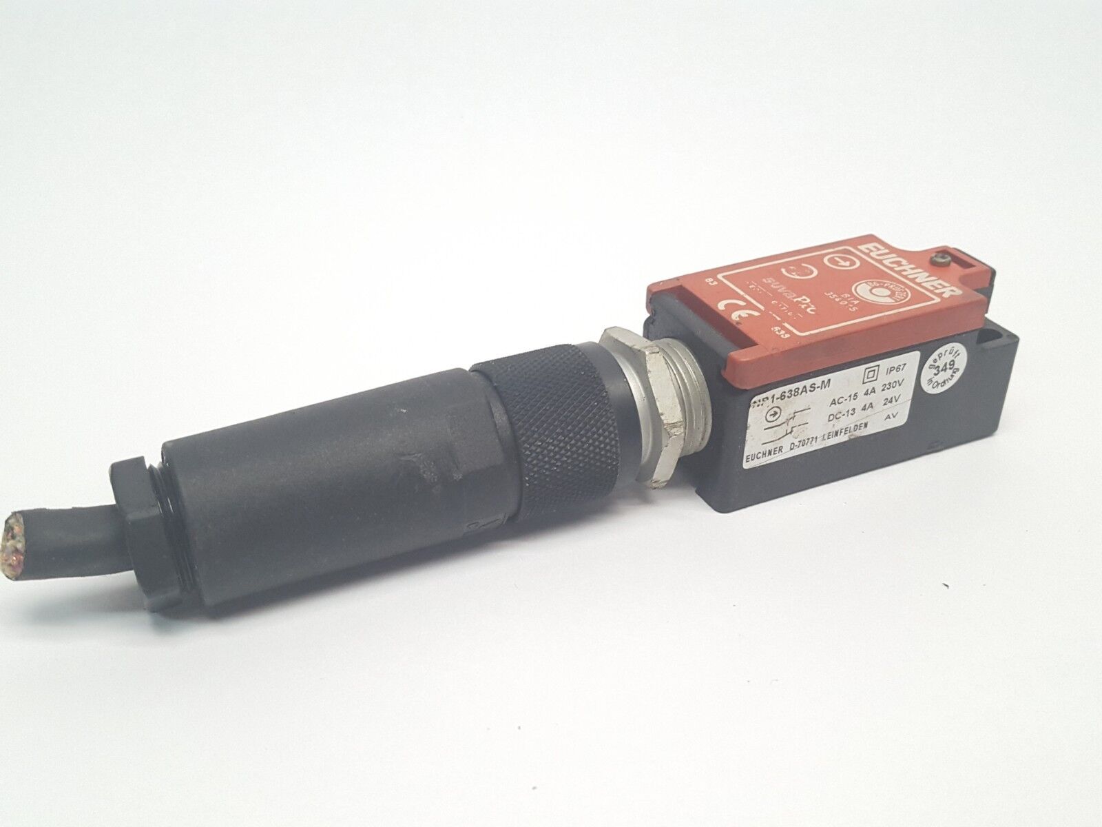 Euchner NP1-638AS-M Safety Switch w/ Connector - Maverick Industrial Sales