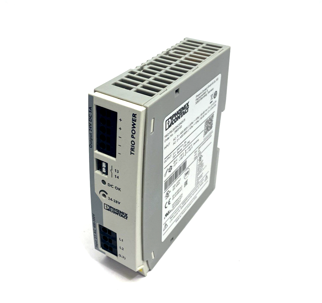 Phoenix Contact TRIO-PS-2G/3AC/24DC/5 Power Supply 24VDC 5A 2903153 - Maverick Industrial Sales
