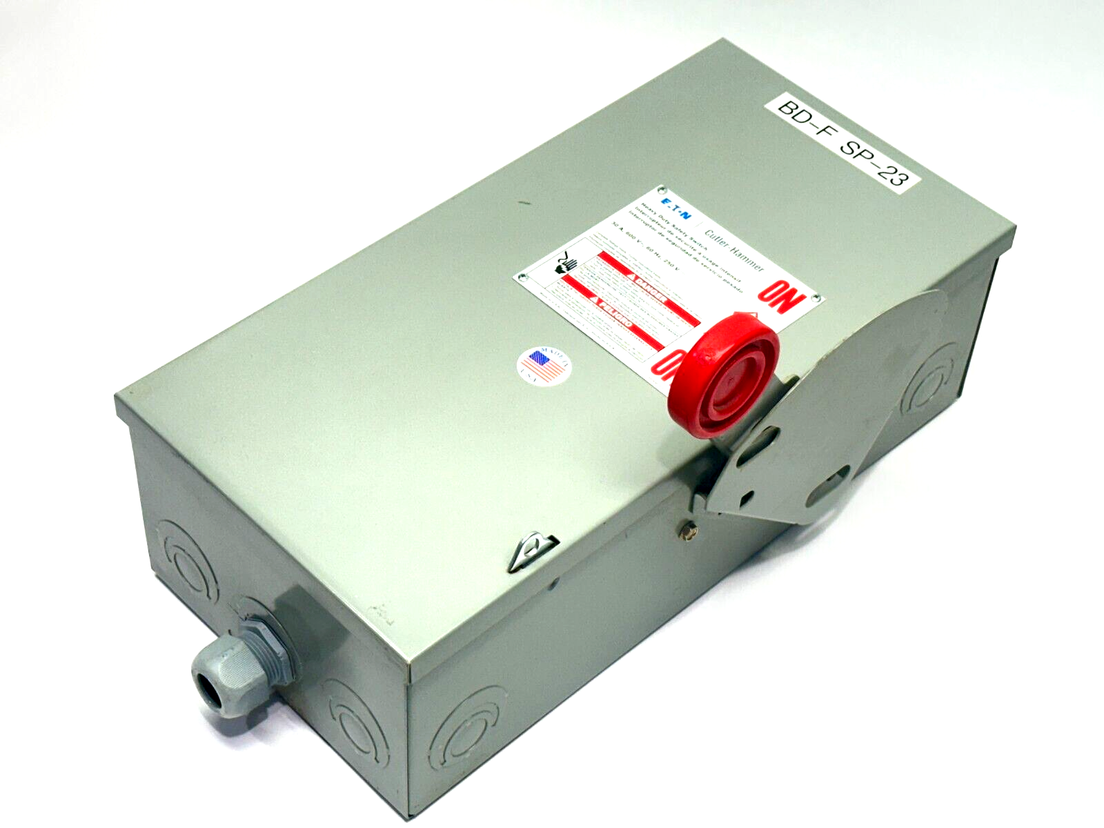 Eaton Cutler Hammer DH361FGK Heavy Duty Safety Switch 30A 600V w/ FRS-R-15 Fuses - Maverick Industrial Sales