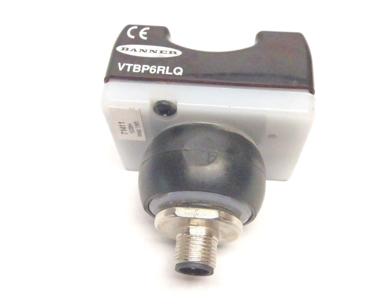 Banner VTBP6RLQ Red Job Light Euro 4-PIN With Round Mounting Nut Touch Sensor - Maverick Industrial Sales