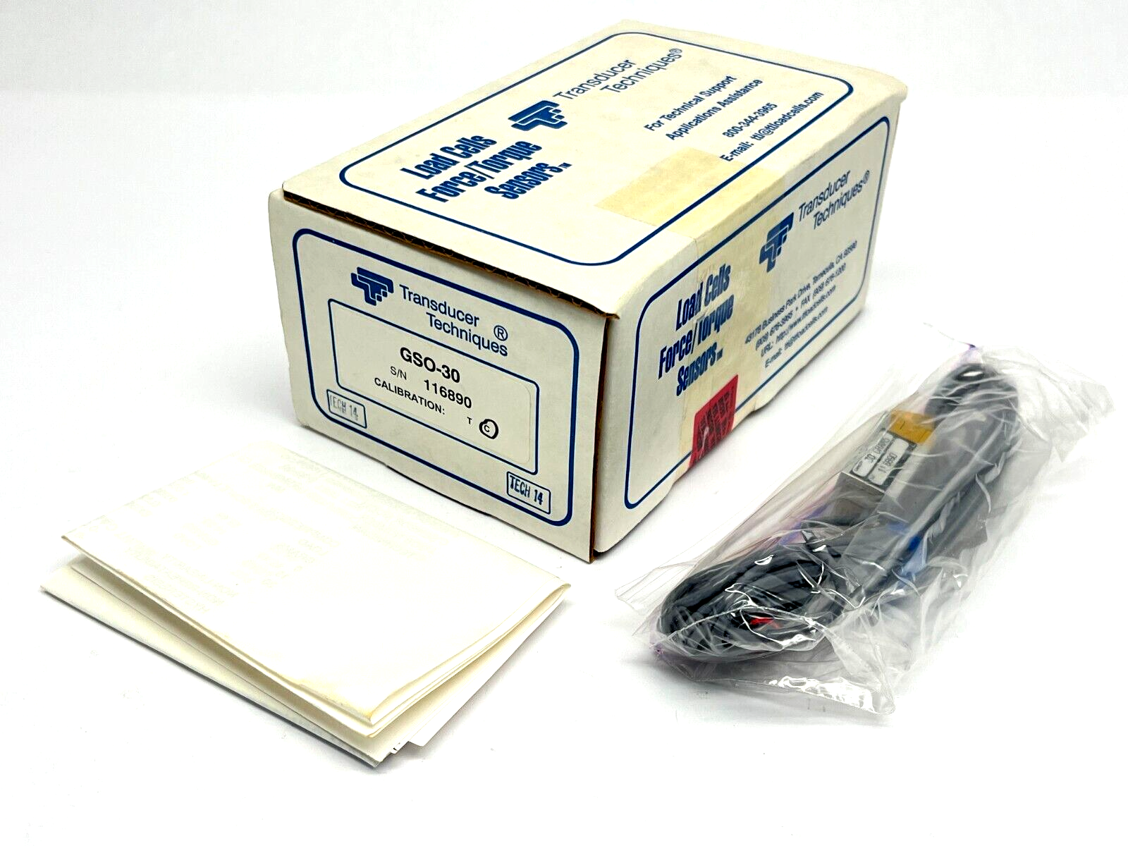 Transducer Techniques GSO-30 Precision Gram Load Cell 30 Grams - Maverick Industrial Sales